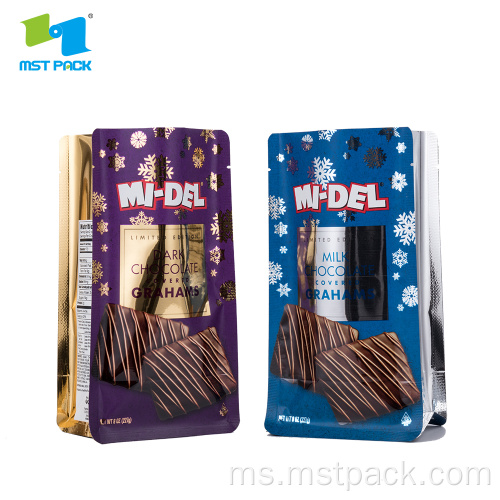 Matt Coating Beg Foil Bawah Flat untuk Coklat